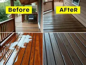 Deck cleaning and restoration